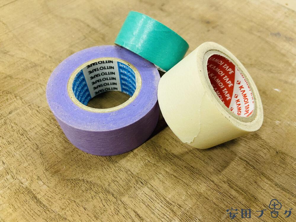使い方色々 マスキングテープをキャンプで使おう 安田ブログ 使い方色々 マスキングテープをキャンプで使おう 安田ブログ