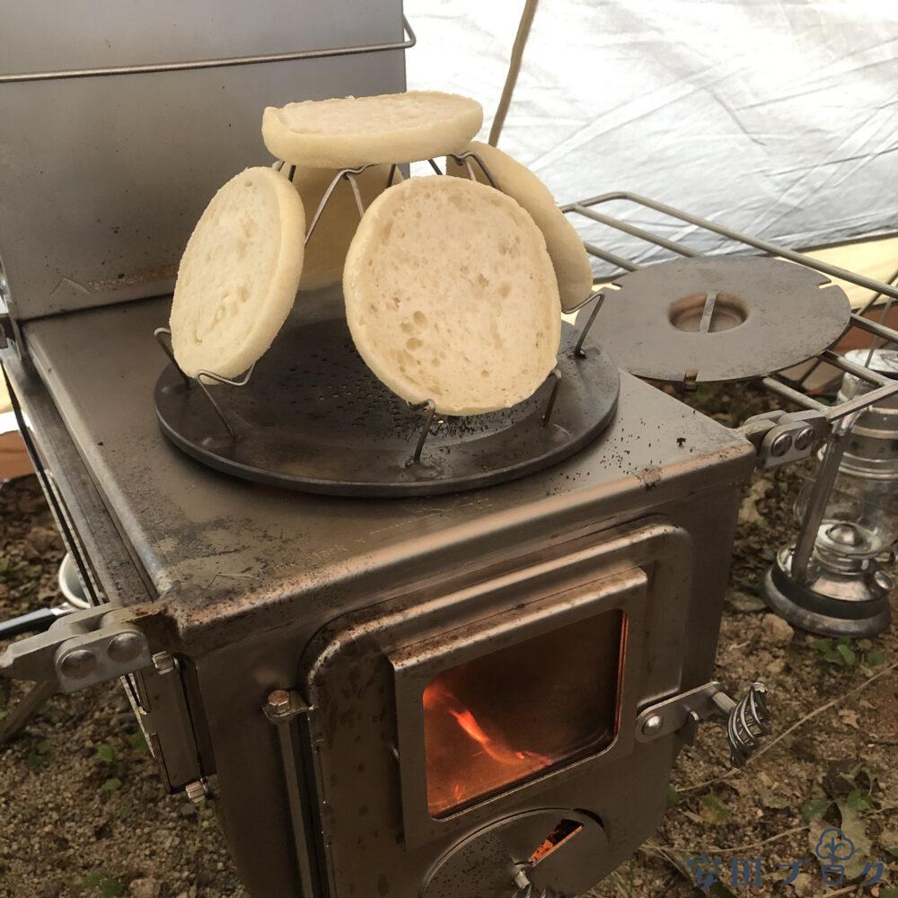 薪ストーブ パン