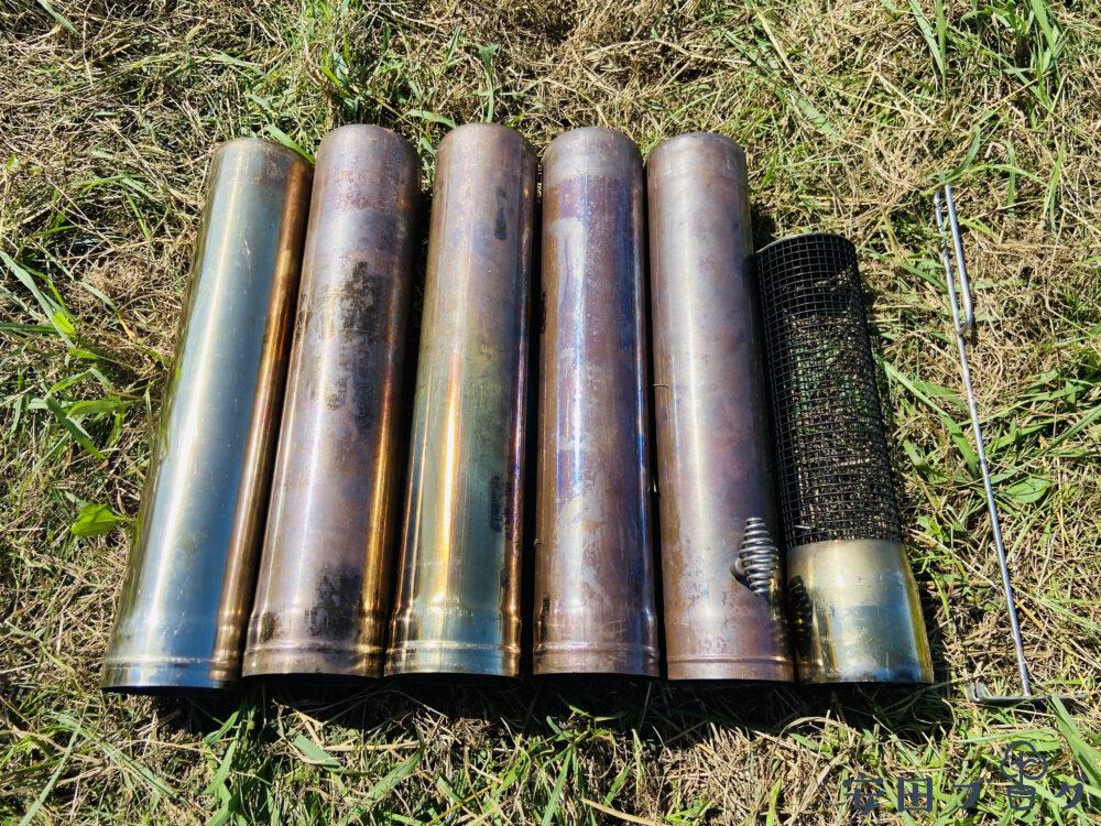 収納されていた煙突