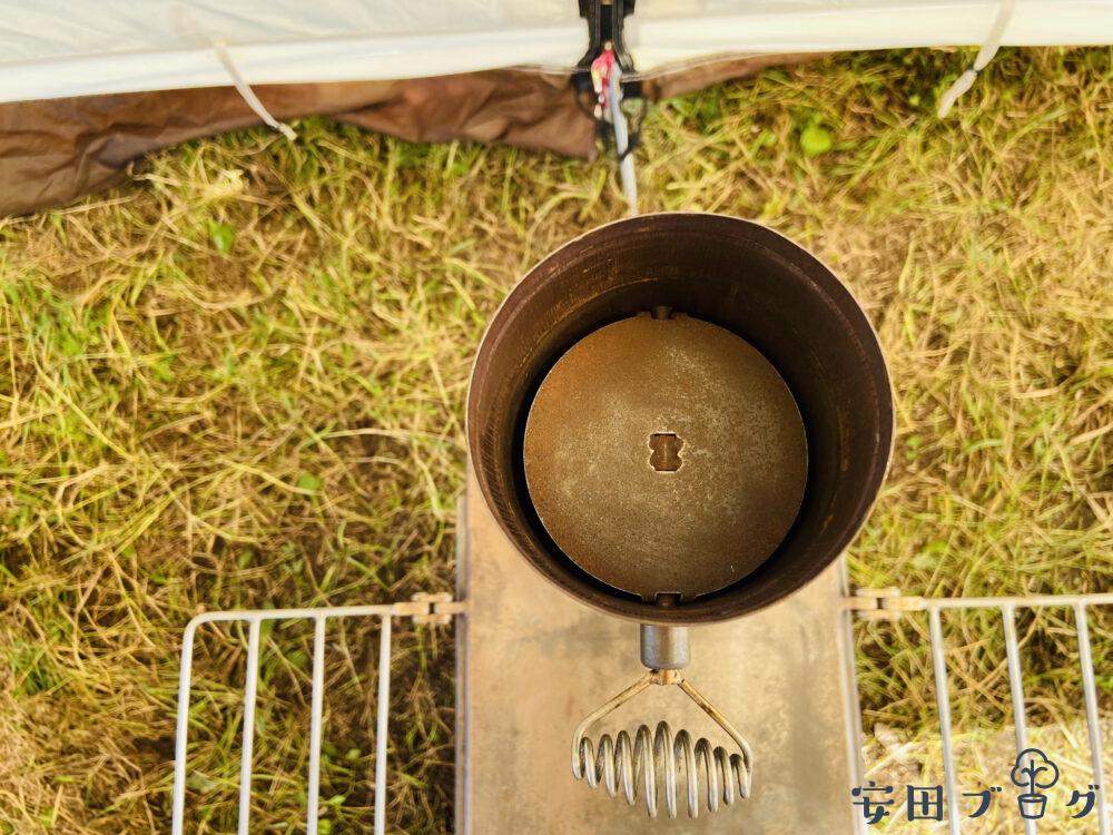 煙突ダンパー 全閉